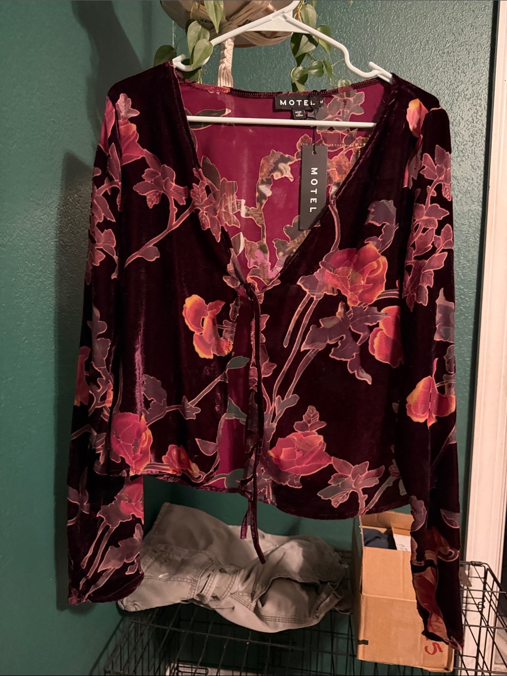 Motel Rocks Vlver Burnout Cardigan